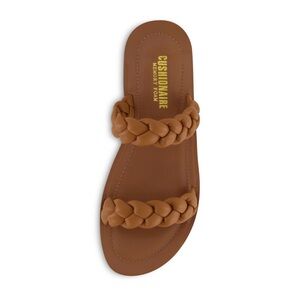 Cushionaire Isla Braided Two Band Sandals